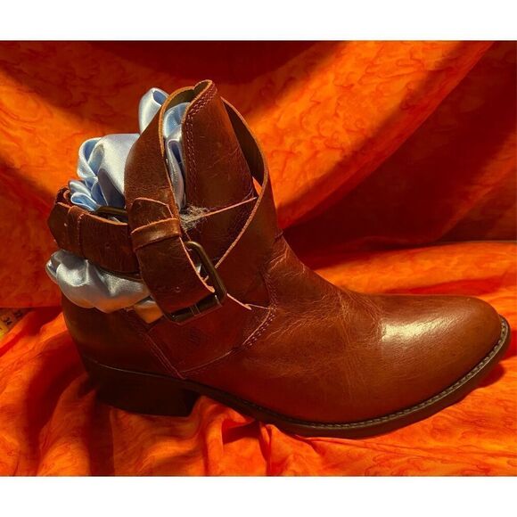 Matisse Women's Leather‎ Raiders Double Buckle Ankle Boots Size 8 - Picture 3 of 8